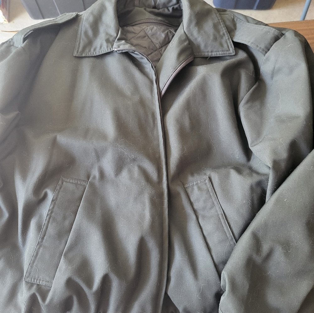 Men's military style bomber jacket
